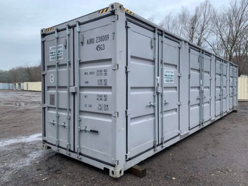 Nuovo container standard da 40 piedi per la spedizione e lo stoccaggio  - grigio - immagine 31