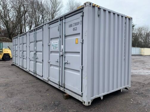 Nuovo container standard da 40 piedi per la spedizione e lo stoccaggio  - grigio - immagine 29