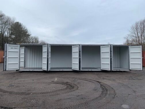 Nuovo container standard da 40 piedi per la spedizione e lo stoccaggio  - grigio - immagine 8