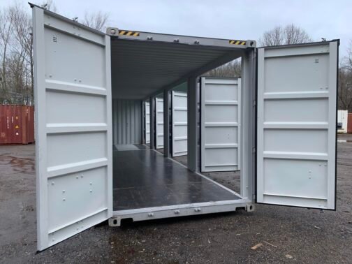 Nuovo container standard da 40 piedi per la spedizione e lo stoccaggio  - grigio - immagine 5