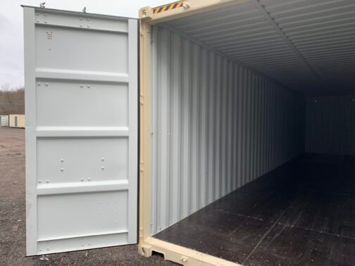 Nuovo *Cubo alto ** Contenitore per spedizione/stoccaggio - a tenuta d'acqua e di vento-BEIGE 40 piedi x 8′ x 9.5′ Alto - - immagine 17