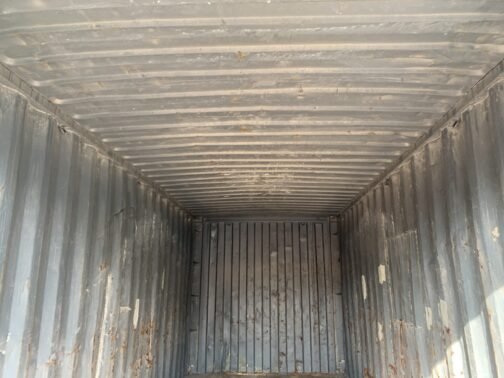 Contenedor marítimo 20 pies / almacenamiento usado x 8′ x 8,5′ de altura - Los sellos de la puerta muestran la luz ** - GRIS - immagine 5