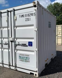 Contenedor de transporte 10′ x 8′ x 8.5′ de altura -nuevo-BLANCO-1
