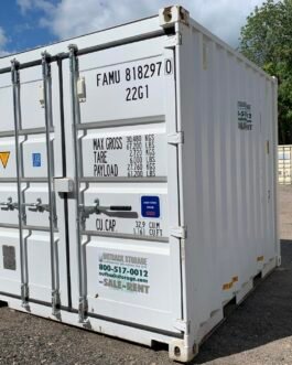 Contenedor de transporte 10′ x 8′ x 8.5′ de altura -nuevo-BLANCO