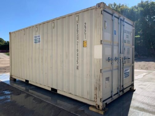 Contenedor de envío/almacenamiento de 20 pies x 8′ x 8,5′ de alto - Hermético al viento y al agua -BEIGE - immagine 11