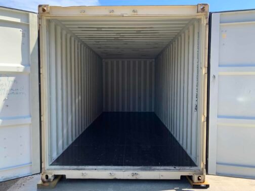 Contenedor de envío/almacenamiento de 20 pies x 8′ x 8,5′ de alto - Hermético al viento y al agua -BEIGE - immagine 9