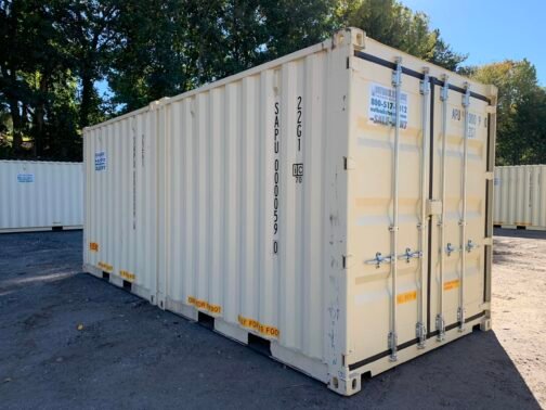 Nuevo Contenedor  DUO-CON * DOBLE PUERTA o 2-10 pies C/LABOR ** Contenedor de transporte/almacenamiento - estanco al viento y al agua-BEIGE - - immagine 23