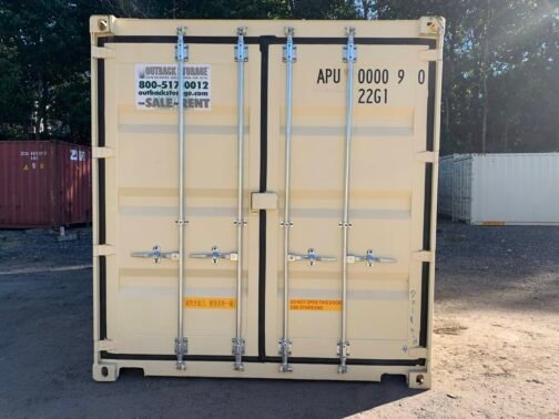 Nuevo Contenedor  DUO-CON * DOBLE PUERTA o 2-10 pies C/LABOR ** Contenedor de transporte/almacenamiento - estanco al viento y al agua-BEIGE - - immagine 22