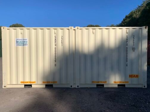 Nuevo Contenedor  DUO-CON * DOBLE PUERTA o 2-10 pies C/LABOR ** Contenedor de transporte/almacenamiento - estanco al viento y al agua-BEIGE - - immagine 34