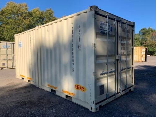 Nuevo Contenedor  DUO-CON * DOBLE PUERTA o 2-10 pies C/LABOR ** Contenedor de transporte/almacenamiento - estanco al viento y al agua-BEIGE - - immagine 16