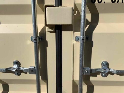 Nuevo CONTENEDOR DUO-CON ** DOBLE PUERTA o 2-10 pies C/LABOR ** Contenedor de envío/almacenamiento - estanco al viento y al agua-BEIGE - immagine 31