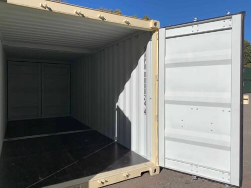 Nuevo CONTENEDOR DUO-CON ** DOBLE PUERTA o 2-10 pies C/LABOR ** Contenedor de envío/almacenamiento - estanco al viento y al agua-BEIGE - immagine 17