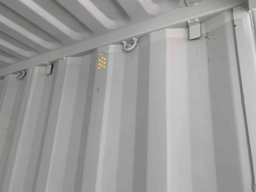Nuevo CONTENEDOR DUO-CON ** DOBLE PUERTA o 2-10 pies C/LABOR ** Contenedor de envío/almacenamiento - estanco al viento y al agua-BEIGE - immagine 3