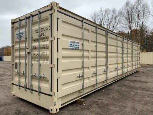 Nuovo **Cubo alto LATO APERTO** 40 piedi Contenitore - BEIGE - immagine 30