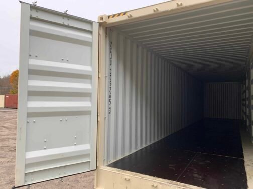 Nuovo **Cubo alto LATO APERTO** 40 piedi Contenitore - BEIGE - immagine 20