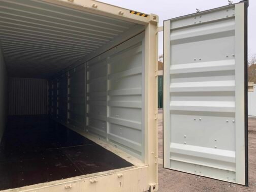 Nuovo **Cubo alto LATO APERTO** 40 piedi Contenitore - BEIGE - immagine 19