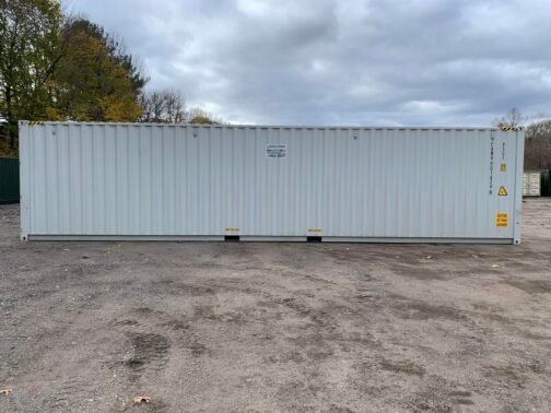 Nuevo contenedor de transporte y almacenamiento estándar de 40' - estanco al viento y al agua - gris 40′ x 8′ x 8,5′ de altura - - immagine 24