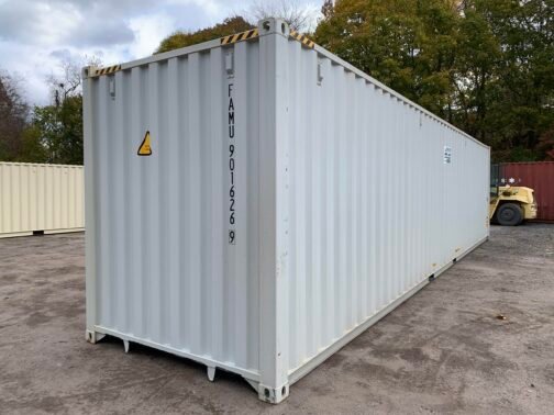 Nuevo contenedor de transporte y almacenamiento estándar de 40' - estanco al viento y al agua - gris 40′ x 8′ x 8,5′ de altura - - immagine 21