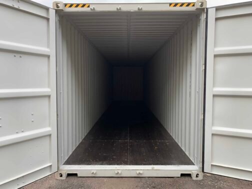 Nuevo contenedor de transporte y almacenamiento estándar de 40' - estanco al viento y al agua - gris 40′ x 8′ x 8,5′ de altura - - immagine 18