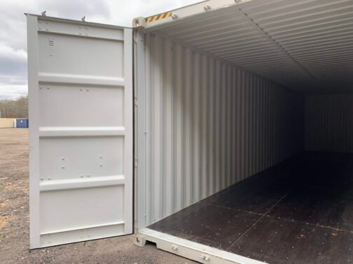 Nuevo contenedor de transporte y almacenamiento estándar de 40' - estanco al viento y al agua - gris 40′ x 8′ x 8,5′ de altura - - immagine 17