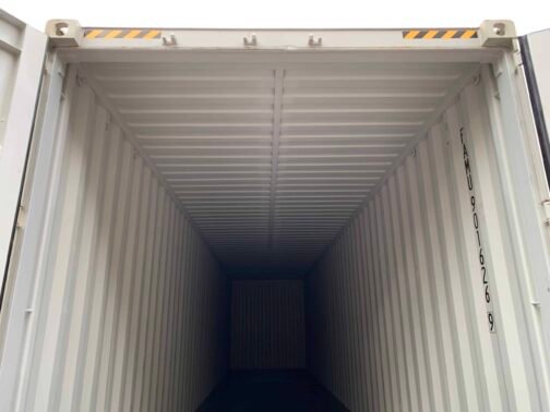 Nuevo contenedor de transporte y almacenamiento estándar de 40' - estanco al viento y al agua - gris 40′ x 8′ x 8,5′ de altura - - immagine 15