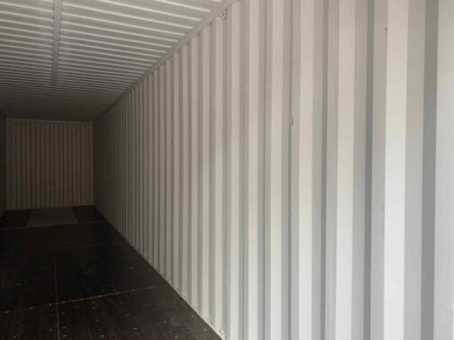 Nuevo contenedor de transporte y almacenamiento estándar de 40' - estanco al viento y al agua - gris 40′ x 8′ x 8,5′ de altura - - immagine 11