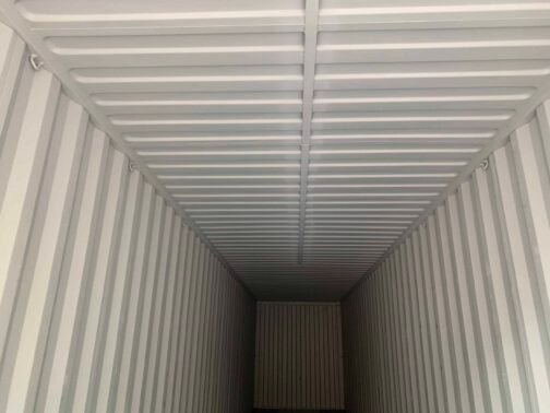 Nuevo contenedor de transporte y almacenamiento estándar de 40' - estanco al viento y al agua - gris 40′ x 8′ x 8,5′ de altura - - immagine 10