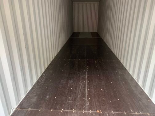Nuevo contenedor de transporte y almacenamiento estándar de 40' - estanco al viento y al agua - gris 40′ x 8′ x 8,5′ de altura - - immagine 9