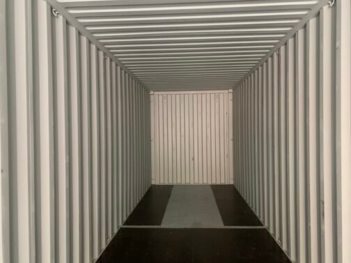 Nuevo contenedor de transporte y almacenamiento estándar de 40' - estanco al viento y al agua - gris 40′ x 8′ x 8,5′ de altura - - immagine 8