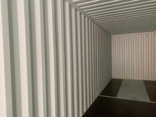 Nuevo contenedor de transporte y almacenamiento estándar de 40' - estanco al viento y al agua - gris 40′ x 8′ x 8,5′ de altura - - immagine 7