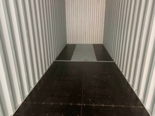Nuevo contenedor de transporte y almacenamiento estándar de 40' - estanco al viento y al agua - gris 40′ x 8′ x 8,5′ de altura - - immagine 4