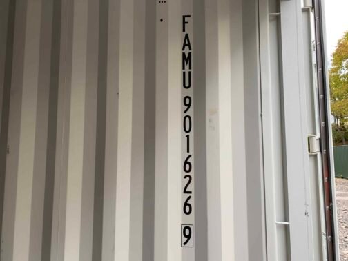 Nuevo contenedor de transporte y almacenamiento estándar de 40' - estanco al viento y al agua - gris 40′ x 8′ x 8,5′ de altura - - immagine 3