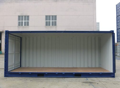 Contenedor medioambiental ISO azul de 20 piedi con apertura laterale, (utilizado en una dirección) - Image 10