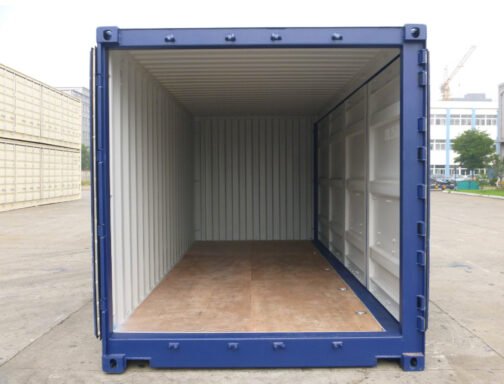 Contenedor medioambiental ISO azul de 20 piedi con apertura laterale, (utilizado en una dirección) - Image 6