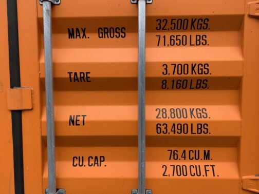 Nuevo contenedor estándar de transporte y almacenamiento de 40 pies en Orange - immagine 25