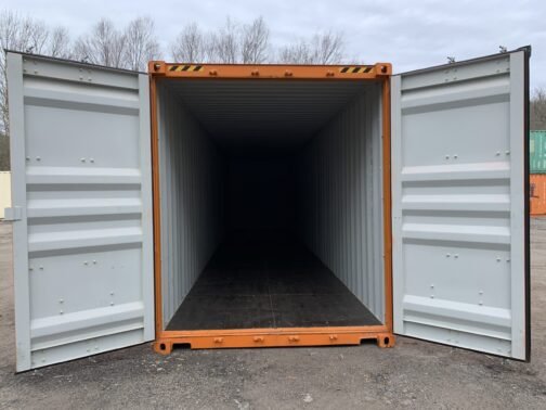 Nuevo contenedor estándar de transporte y almacenamiento de 40 pies en Orange - immagine 19