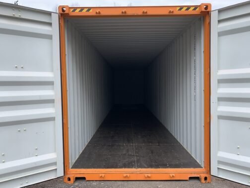 Nuevo contenedor estándar de transporte y almacenamiento de 40 pies en Orange - immagine 18