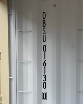 Nuevo * OPEN SIDE* Contenedor de envío/almacén – altura estándar
