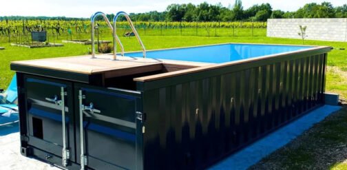 CONTENEDOR DE PISCINA DE 20 PIES