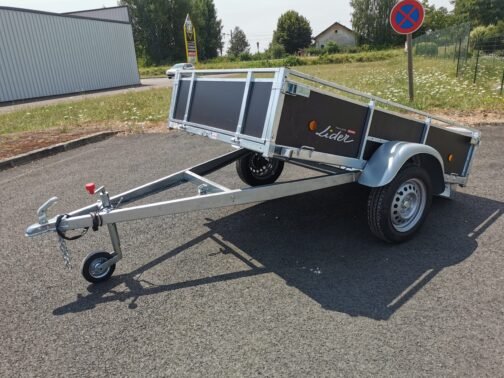 Remolque Lider Wood 39440 de 1 eje con 750 kg de capacidad