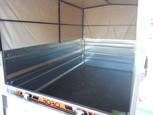 BORO Remolque portaequipajes de 2 ejes 750 kg - Conducción sin permiso E - immagine 4